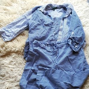 Ralph Lauren 3 quarter sleeves and pant pajamas